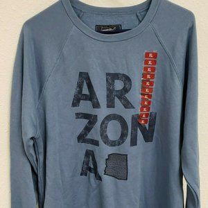 State Of Mine ARIZONA Sweatshirt, Pacific Blue, XL